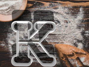 lo stampino per biscotti con lettere russe Modello di stampa 3D