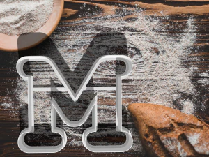 lo stampino per biscotti con lettere russe Modello di stampa 3D