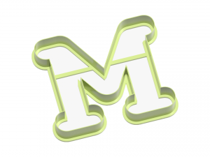 the russian letter cookie cutter Modello di stampa 3D