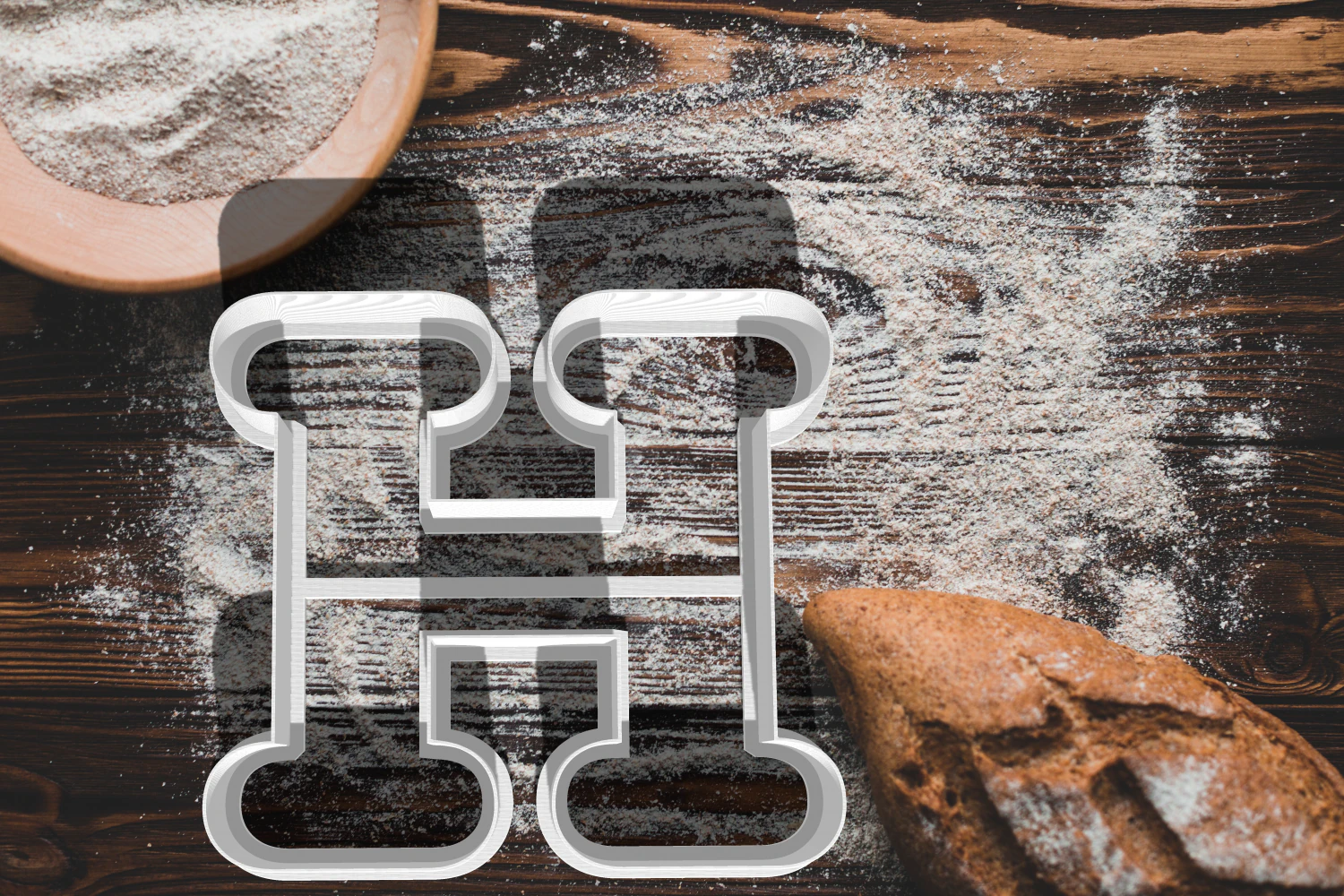 the russian letter cookie cutter 3D Print Model .c4d .max .obj .3ds .fbx .stl .blend