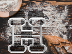 the russian letter cookie cutter 3D Baskı Modeli