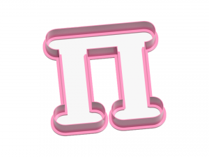 the russian letter cookie cutter Model Cetak 3D