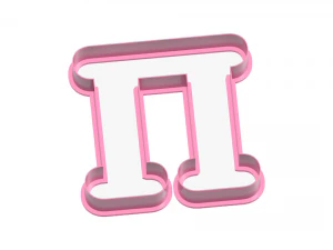 the russian letter cookie cutter 3D Print Model
