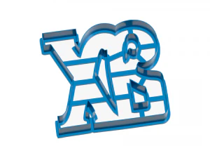 the russian letter for easter cookie cutter 3D Print Model
