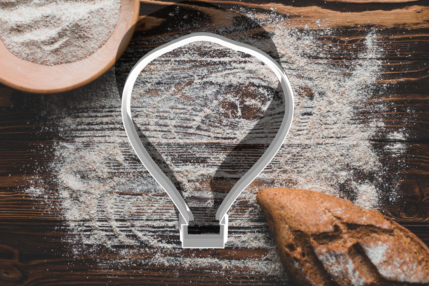 balloon cookie cutter 3D Print Model .c4d .max .obj .3ds .fbx .stl .blend 