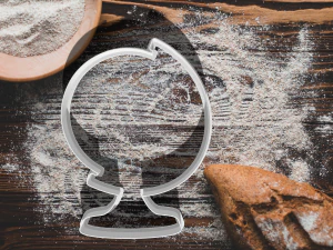 stampino per biscotti a forma di globo Modello di stampa 3D