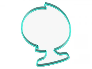globe cookie cutter 3D Print Model