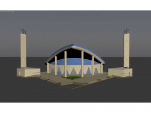 aspire masjid in doha qatar Modelo 3D
