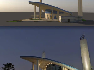 aspire masjid in doha qatar 3D Model