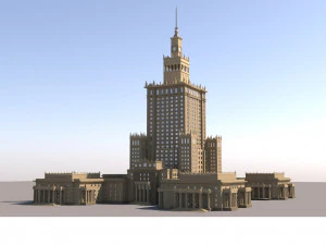 3D Palac Kultury i Nauki 3D Model