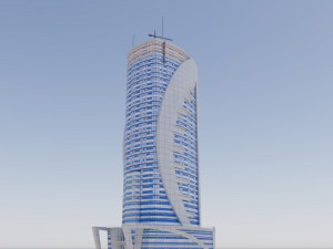Qatar Doha Qatar Bank Modelo 3D