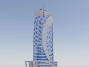 Qatar Doha Qatar Bank 3D Model