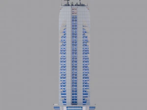Qatar Doha Qatar Bank 3D Model