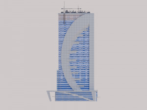 Qatar Doha Qatar Bank Modelo 3D