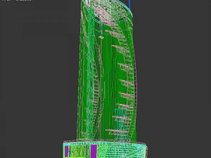Qatar Doha Qatar Bank 3D Model