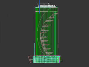 Qatar Doha Qatar Bank 3D Model