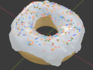 Donut 3D Model