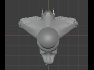 A duck in a top hat 3D Model