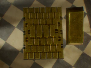 gold bar 3D Model
