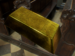 gold bar 3D Model