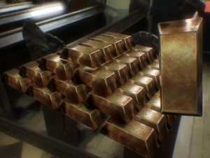 copper bar 3D Model