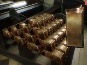 copper bar 3D Model
