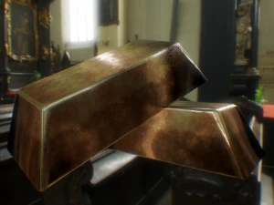 copper bar 3D Model