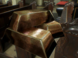 copper bar 3D Model