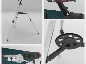 telescope 3D Model