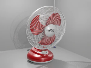 rechargeable table fan 3D Model