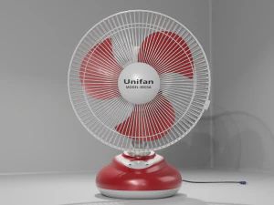 rechargeable table fan 3D Model