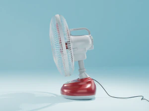 rechargeable table fan 3D Model
