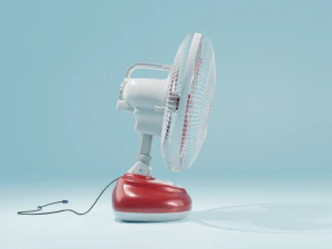 rechargeable table fan 3D Model
