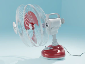 rechargeable table fan 3D Model