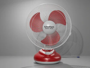 rechargeable table fan 3D Model
