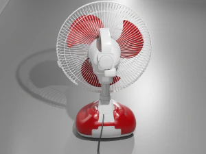 rechargeable table fan 3D Model