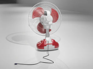 rechargeable table fan 3D Model