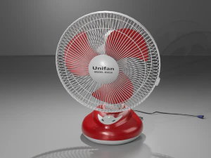 rechargeable table fan 3D Model