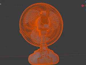 rechargeable table fan 3D Model