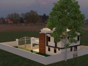 architectural modern house 3D Model