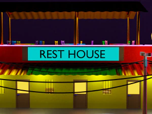 lowpolyhouseroadgameasset 3D Model