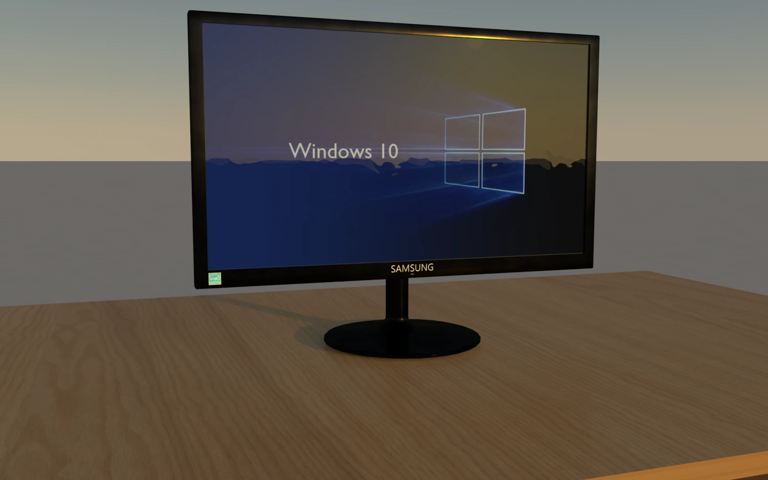 Samsung monitor 3D Model .c4d .max .obj .3ds .fbx .stl .blend 