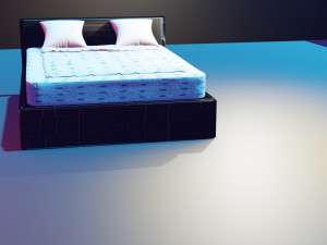 modern bed Modello 3D