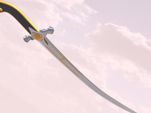 Arabian sword Model 3D