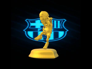 रोनाल्डिन्हो बार्सिलोना 3D प्रिंट मॉडल