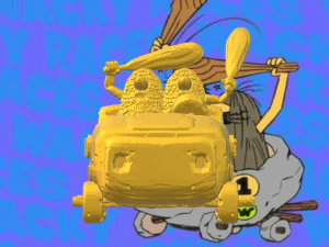 The boulder mobile 3D Print Model