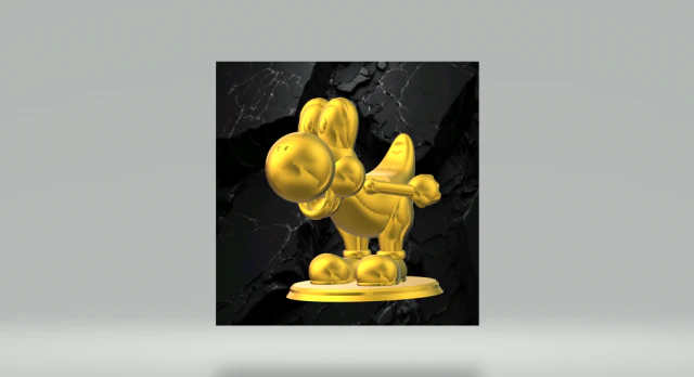 Yoshi Modello di stampa 3D .c4d .max .obj .3ds .fbx .stl .blend 