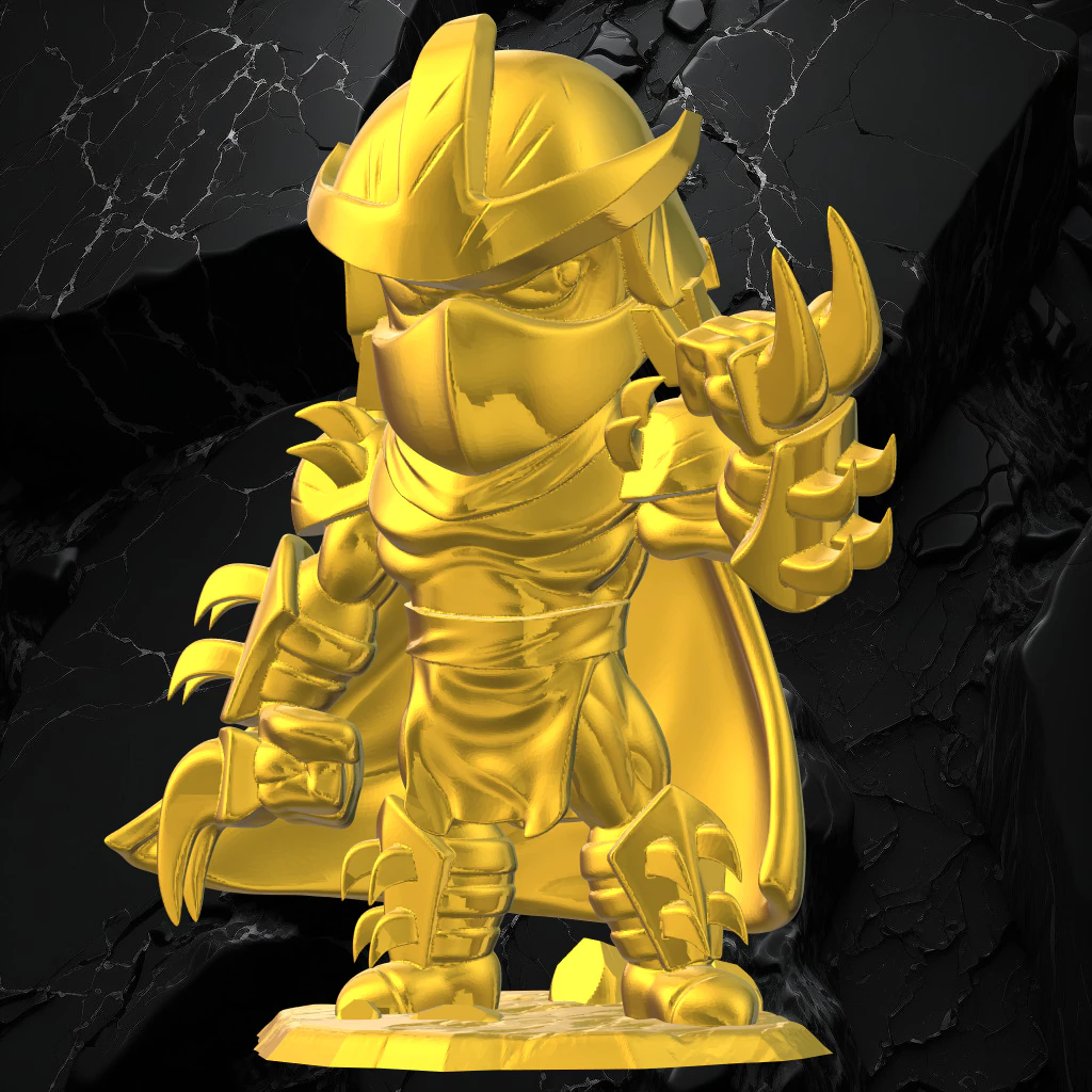 Tmnt shredder 3D Print Model .c4d .max .obj .3ds .fbx .stl .blend 
