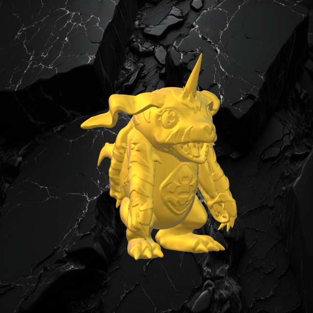 GABUMON DIGIMON 3D Принт Модель .c4d .max .obj .3ds .fbx .stl .blend