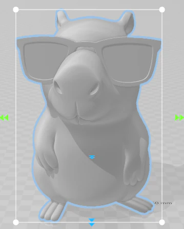 Capybara 3D Print Model .c4d .max .obj .3ds .fbx .stl .blend 